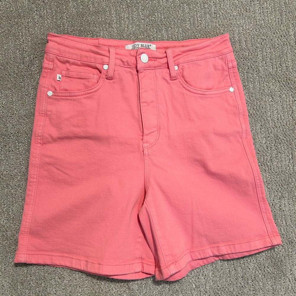 Judy Blue‎ Pink Women's Shorts 5 inch inseam